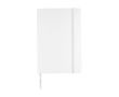 Carnet de notes publicitaire à feuilles blanches couleur blanc