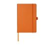 Carnet de notes à feuilles de couleur crème couleur orange