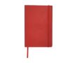 Carnet à couverture souple et colorée couleur rouge
