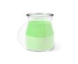 Bougie en verre multisensorielle couleur vert clair