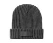 Bonnet avec étiquette à personnaliser couleur gris