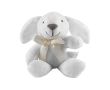 Lapin en peluche avec logo couleur blanc