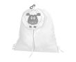 Sac à dos en polyester en forme d'animal couleur blanc