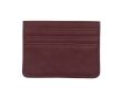 Porte-cartes avec pochette RFID couleur bordeaux