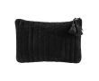 Trousse de toilette en velours couleur noir