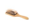 Brosse à cheveux personnalisée avec logo couleur naturel