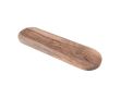 Plateau allongé en bois d'acacia couleur naturel