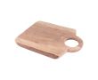 Planche à découper solide à bords arrondis couleur naturel