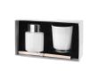 Set de diffuseur 50ml et bougie parfumée couleur blanc