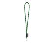 Lanyards tubulaires rayés avec livraison 5-7 jours couleur vert