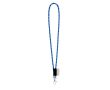 Lanyards avec logo sur l'étiquette et livraison 5-7 jours couleur bleu
