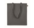 Sac écologique en coton organique couleur gris foncé