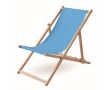 Chaises de plage personnalisées en bois couleur turquoise