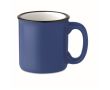Tasses avec logo de style vintage 290ml couleur bleu roi