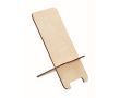 Support de téléphone portable en bois couleur bois