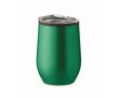 Tasse en acier à double paroi avec couvercle couleur vert