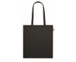 Sac en coton bio à longues anses 180 g/m2 couleur noir