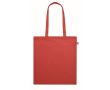 Sac en coton bio à longues anses 180 g/m2 couleur rouge