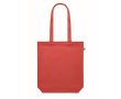 Sac coloré en toile biologique 270 g/m2 couleur rouge