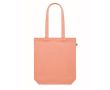 Sac coloré en toile biologique 270 g/m2 couleur orange