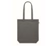 Sac coloré en toile biologique 270 g/m2 couleur gris foncé
