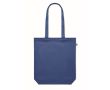 Sac coloré en toile biologique 270 g/m2 couleur bleu roi