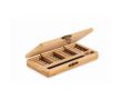 Jeu de 24 tournevis dans un coffret en bambou couleur bois