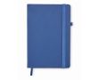 Carnet de notes avec papier recyclé couleur bleu