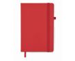 Carnet de notes avec papier recyclé couleur rouge
