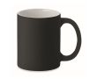 Tasse en céramique mate couleur noir