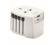 Adaptateur universel de voyage couleur blanc