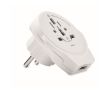 Adaptateur de voyage compact couleur blanc