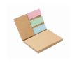 Notes autocollantes et marque-pages couleur beige