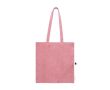 Sac pliable en coton recyclé 120 g/m2 couleur rouge