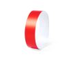 Bracelets colorés incassables pour événements couleur rouge