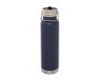 Bouteille de sport en acier thermos couleur bleu foncé