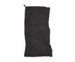 Serviette en microfibre recyclée 70 x 140 cm couleur noir