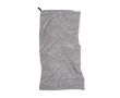 Serviette en microfibre recyclée 70 x 140 cm couleur gris