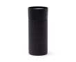 Petite tasse thermos personnalisée en acier couleur noir