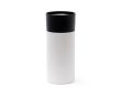 Petite tasse thermos personnalisée en acier couleur blanc