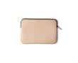 Pochette pour ordinateur en PU hydrofuge couleur beige