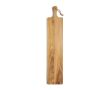 Planche de service en bois de teck 75 x 15 cm couleur bois
