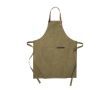 Tablier en coton et polyester recyclé couleur vert foncé