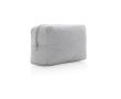 Trousse de toilette en toile recyclée 285 g/m2 couleur gris