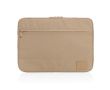 Pochette recyclée pour ordinateur portable couleur marron clair