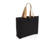 Sac en toile recyclée 240 g/m2 grand format couleur noir