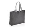 Sac en toile recyclée 240 g/m2 grand format couleur gris foncé