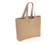 Sac en toile recyclée 240 g/m2 grand format couleur marron clair