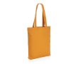 Tote bag en toile recyclée de 285 gr/m2 couleur orange