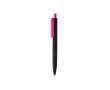 Stylos personnalisés avec clip coloré couleur fuchsia